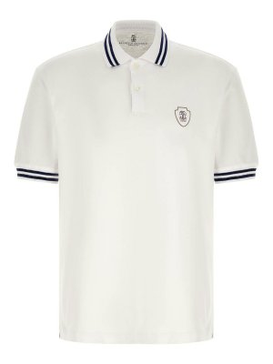 BRUNELLO CUCINELLI: Polos  - Polo - Blanc