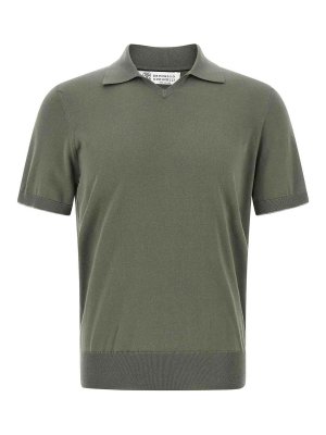 BRUNELLO CUCINELLI: polo shirts - Cotton Polo Shirt