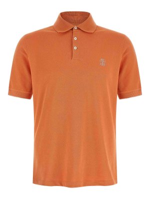 BRUNELLO CUCINELLI: polo shirts - Logo Piqu Polo Shirt