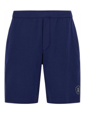 BRUNELLO CUCINELLI: Trousers Shorts - Interlock Cotton Bermuda Shorts