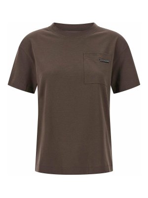 BRUNELLO CUCINELLI: Camisetas - Camiseta - Marrón