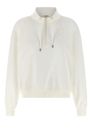 BRUNELLO CUCINELLI: スウェット＆セーター - スウェットシャツ/セーター - 白