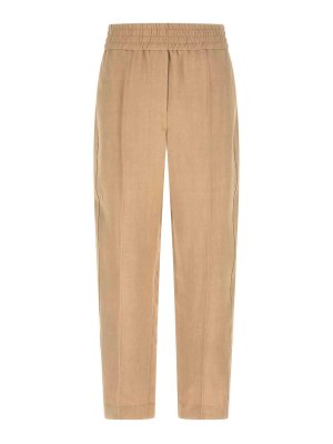 BRUNELLO CUCINELLI: カジュアルトラウザー - カジュアルパンツ - ベージュ