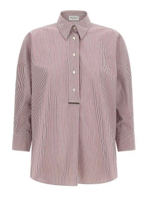 BRUNELLO CUCINELLI: Chemises - Chemise - Rouge Brun