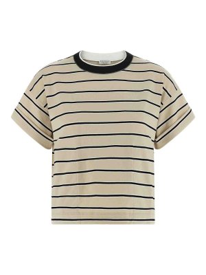 BRUNELLO CUCINELLI: T-shirts - T-Shirt - Beige