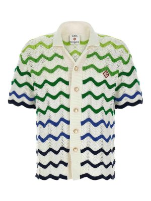 CASABLANCA: shirts - Gradient Wave Shirt