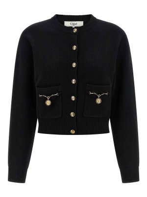 CHLOE': Cárdigans - Cárdigan - Negro