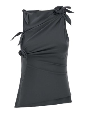 COPERNI: Tops & Tank tops - Asymmetric Flower Top