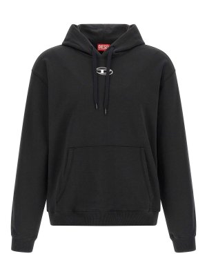 DIESEL: Sweatshirts & Sweaters - S-Norm-Hood-Iod Sweatshirt