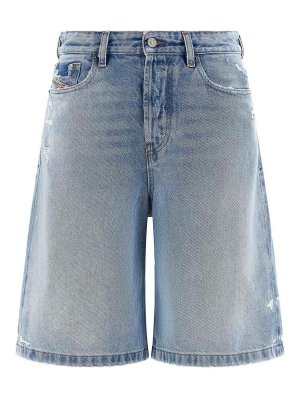 DIESEL: Hosen Shorts - Shorts - Hellblau