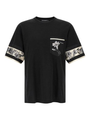 DOLCE & GABBANA: Tシャツ - Tシャツ - 黒