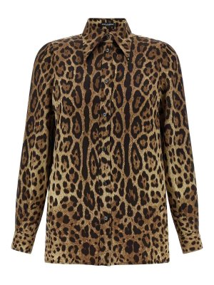 DOLCE & GABBANA: camicie - Camicia Leopardo