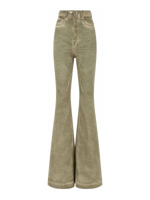 DRKSHDW: Jeans évasés - Jean Bootcut - Beige