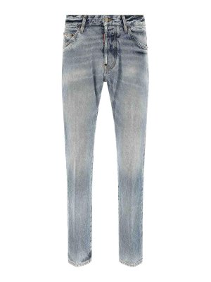 DSQUARED2: Jeans Rectos - Vaqueros Rectos - Azul Claro