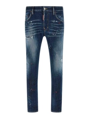 DSQUARED2: straight leg jeans - Skater Jeans