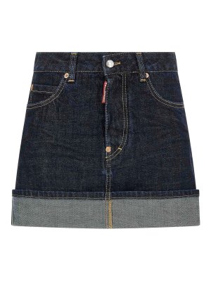 DSQUARED2: ミニスカート - ミニスカート - ブルー
