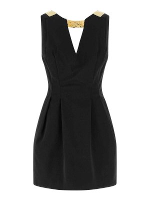 ELISABETTA FRANCHI: abiti al ginocchio - Vestito  con placca metallica