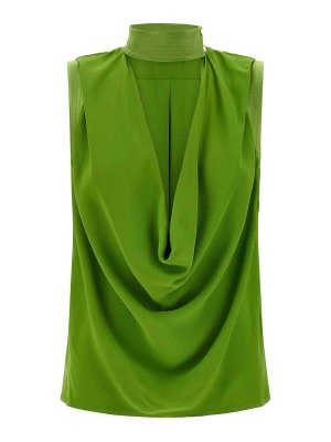 ELISABETTA FRANCHI: Tops & Débardeurs - Top - Vert