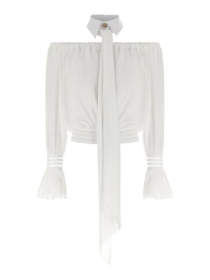 ELISABETTA FRANCHI: blouses - Shirt Collar Blouse