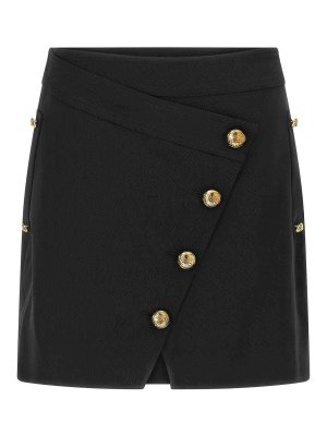 ELISABETTA FRANCHI: Minifaldas - Minifalda - Negro