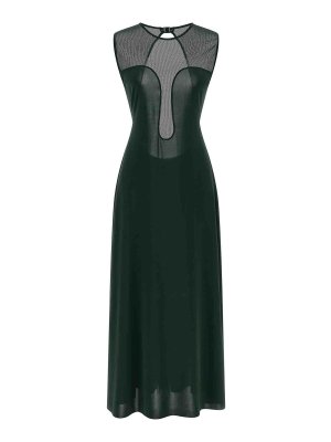 ERES: ニーレングスドレス - 膝丈ドレス - 緑