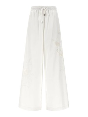 ERMANNO SCERVINO: casual trousers - Lace Insert Pants