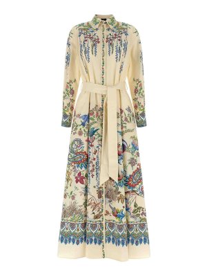 ETRO: ニーレングスドレス - 膝丈ドレス - マルチカラー