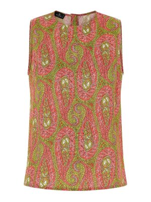 ETRO: Tops & Débardeurs - Top - Multicolore
