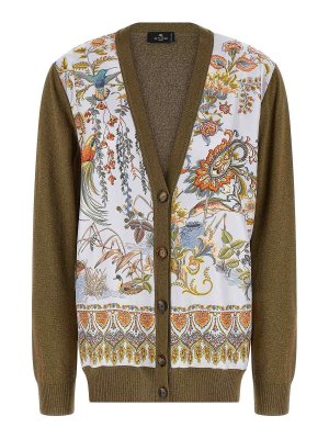 ETRO: Cardigans - Cardigan - Vert