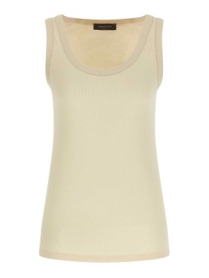 FABIANA FILIPPI: Tops y camisetas sin mangas - Top - Beis