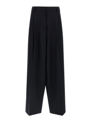 FABIANA FILIPPI: カジュアルトラウザー - カジュアルパンツ - ブルー