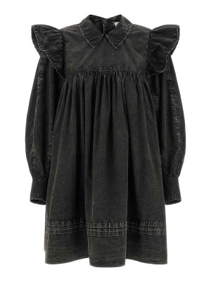GANNI: Vestidos cortos - Vestido Corto - Negro