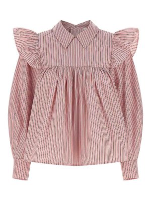 GANNI: blouses - Striped Blouse