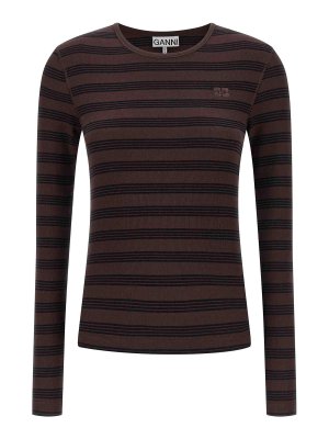 GANNI: クルーネック - クルーネック - マルチカラー