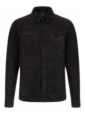 GIORGIO BRATO: shirts - Suede Shirt Gloves
