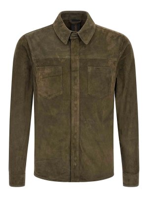 GIORGIO BRATO: shirts - Suede Shirt Gloves
