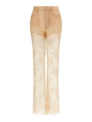 GIUSEPPE DI MORABITO: casual trousers - Lace Trousers