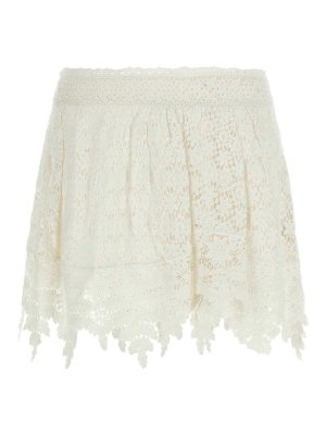 ISABEL MARANT: ニーレングススカート＆ミディ丈 - 膝丈/ミディスカート - 白
