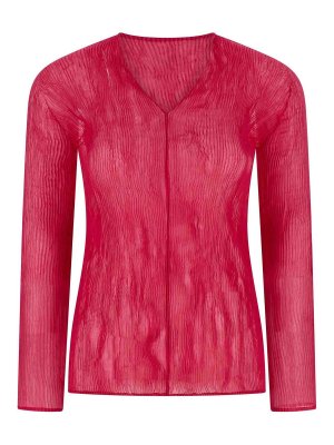 ISSEY MIYAKE: Top e canotte - Torsione in chiffon 1 Top