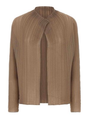 ISSEY MIYAKE: Cardigans - Cardigan - Beige
