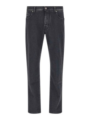 JACOB COHEN: ストレートジーンズ - ストレートジーンズ - グレー