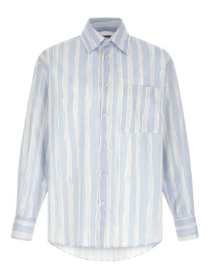JACQUEMUS: Chemises - Chemise - Bleu Clair