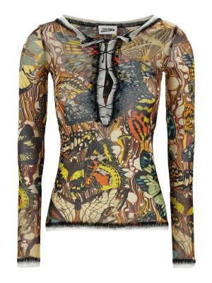 JEAN PAUL GAULTIER: カーディガン - カーディガン - マルチカラー