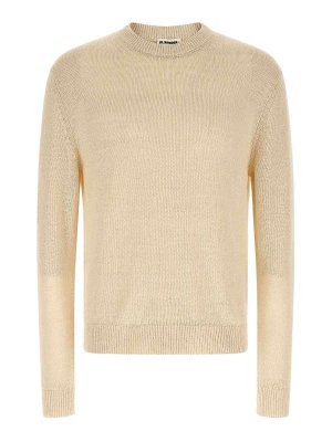 JIL SANDER: crew necks - Silk Hemp Sweater