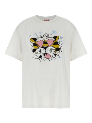 KENZO: T-shirts - T-Shirt - Blanc