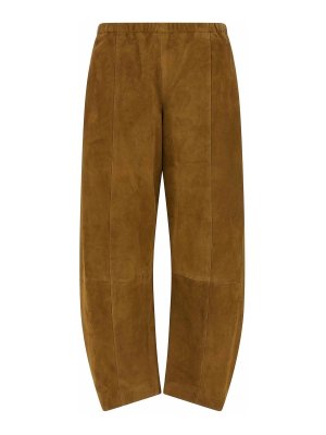 KHAITE: Lederhosen - Lederhose - Braun