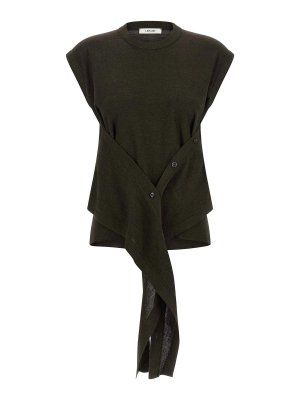 LEMAIRE: トップス＆タンクトップ - トップ/タンクトップ - ブラウン