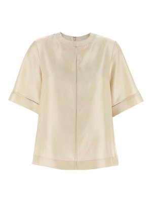 LOULOU STUDIO: トップス＆タンクトップ - トップ/タンクトップ - ベージュ