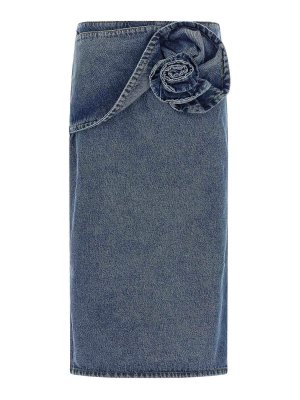 MAGDA BUTRYM: Knielange und Midi Röcke - Midirock - Blau