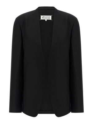 Maison Margiela: Blazer - Blazer - Negro
